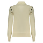 North Sails Bianco Viscosa Donna maglia, white viscose women's top with a relaxed fit and stylish design.