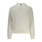 North Sails Bianco cotton women's sweatshirt with long sleeves and crew neck, black color, casual and comfortable fit.