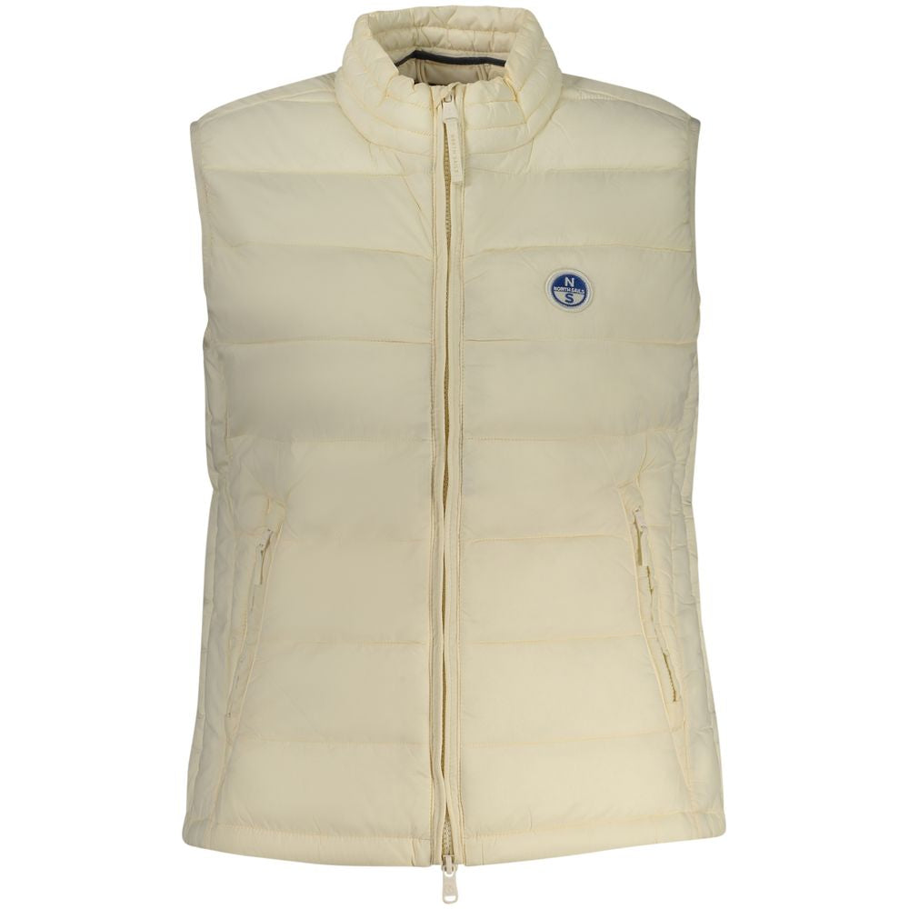 North Sails Bianco polyester women's vest showing front view with lightweight design and subtle branding details.