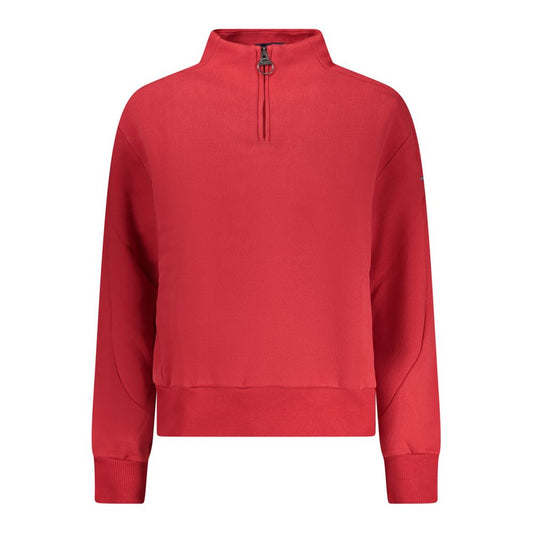 North Sails Red Cotton Women Sweatshirt North Sails