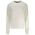 North Sails white cotton women's sweatshirt with a relaxed fit and crew neckline, showcasing a casual and comfortable style.
