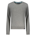North Sails Grigio Poliammide women’s sweater displayed on a model, featuring a cozy knit design and classic fit.
