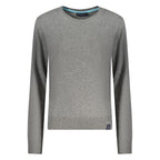 North Sails Grigio Poliammide women’s sweater displayed on a model, featuring a cozy knit design and classic fit.