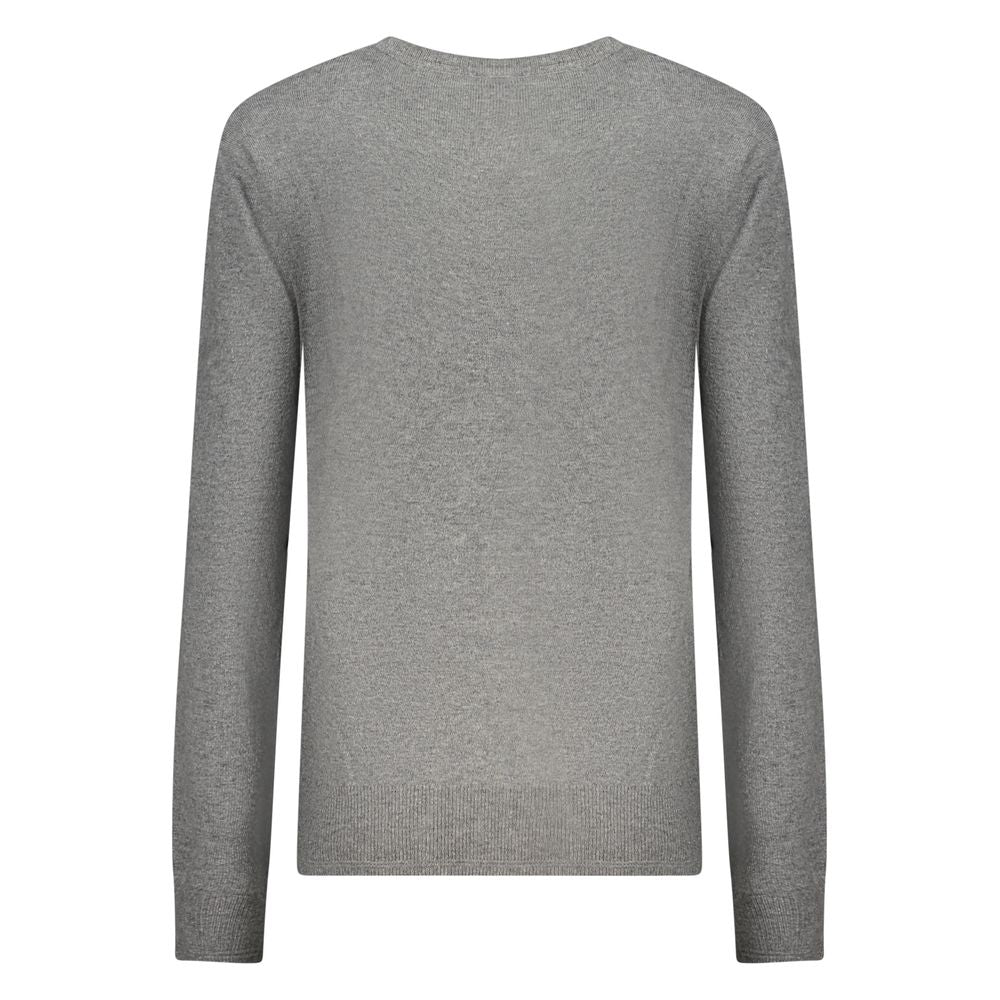 North Sails Grigio Poliammide women’s sweater featuring a fitted knit design and long sleeves, in a stylish grey color.
