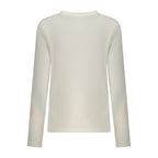 North Sails Bianco Polyester Women’s Sweater showing a cozy, white sweater with a classic fit and subtle knit texture.