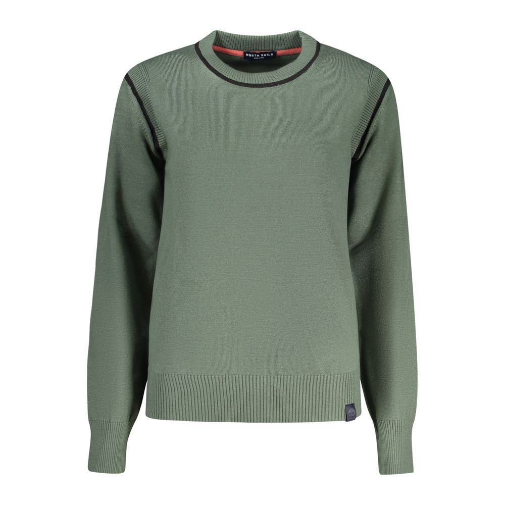 North Sails Verde Viscosa women's sweater featuring a relaxed fit, soft fabric, and stylish knit design.