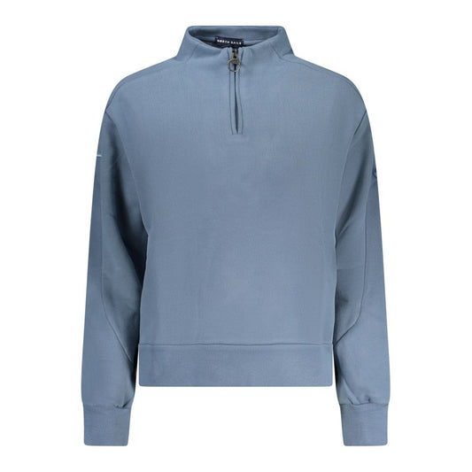 North Sails Blue Cotton Women's Sweatshirt North Sails