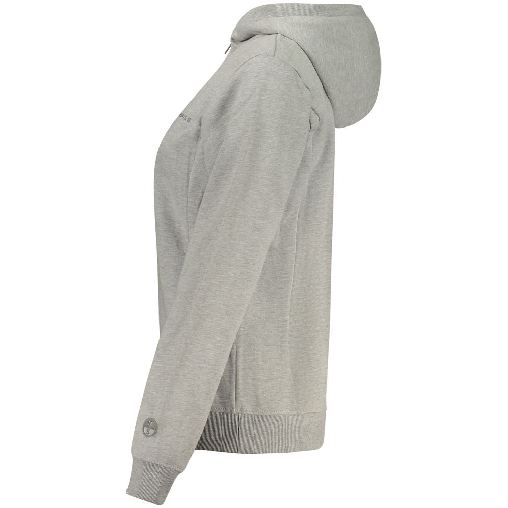 North Sails Grigio Cotton Women Hoodie North Sails
