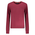 North Sails Rosso Poliammide women's sweater, soft knit with ribbed cuffs and collar, in vibrant red color.