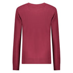 North Sails Rosso Poliammide women's sweater showing a cozy knit design in red with a classic fit and ribbed cuffs.