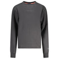 Black North Sails cotton women's sweatshirt with a relaxed fit, featuring the North Sails logo on the front.