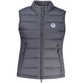 North Sails Grigio polyester women’s jacket with a fitted design and full-length zipper, suitable for casual and outdoor wear.