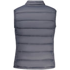 North Sails Grigio polyester women's jacket with a hood, front zipper, and sleek design suitable for casual wear.