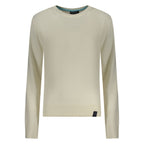 North Sails Bianco Poliammide women’s sweater, gray knit with long sleeves and ribbed cuffs, casual and cozy fashion for women.