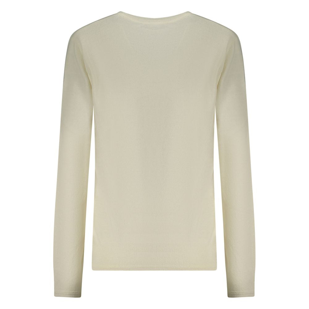 North Sails Bianco Poliammide women’s sweater featuring a cozy knit design and classic fit, perfect for casual wear.
