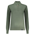 North Sails Verde Viscosa women's sweater featuring a relaxed fit and vibrant green color, made from soft viscose fabric.