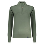 North Sails Verde Viscosa women's sweater featuring a relaxed fit and vibrant green color, made from soft viscose fabric.