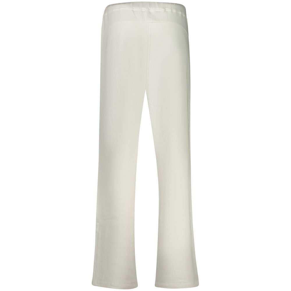 North Sails Bianco Cotton women's sweatpant with relaxed fit and elastic waistband, casual and comfortable clothing for women.