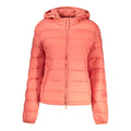 Red North Sails women's polyester jacket with a fitted design and front zipper, suitable for casual and outdoor wear.