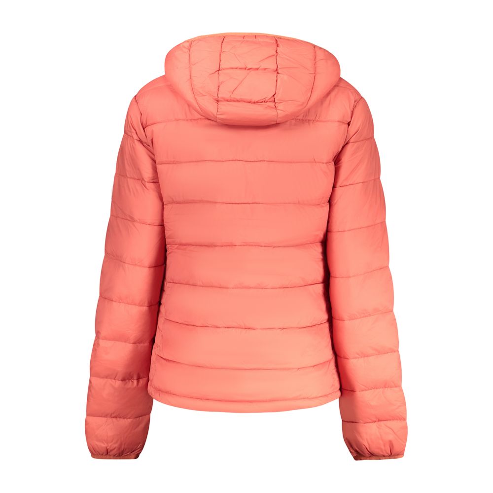Red North Sails women's polyester jacket with a fitted design and front zipper, ideal for casual and outdoor wear.