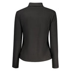 Black North Sails polyester women's sweater featuring a cozy knit design and classic fit, suitable for casual wear.