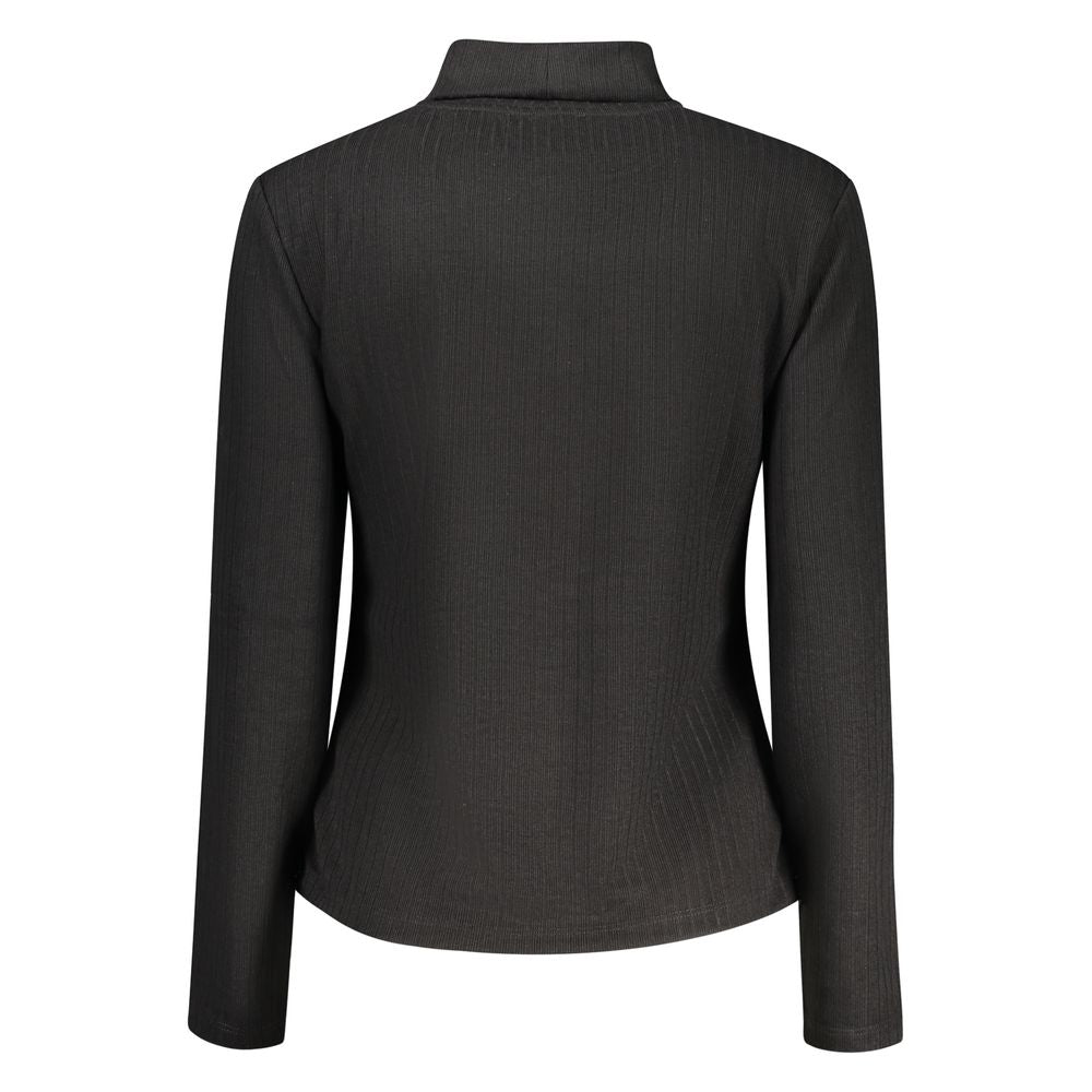 Black North Sails polyester women's sweater featuring a cozy knit design and classic fit, suitable for casual wear.