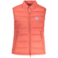 North Sails Rosso polyester women's vest, lightweight outdoor apparel with a sleek design and front zipper.