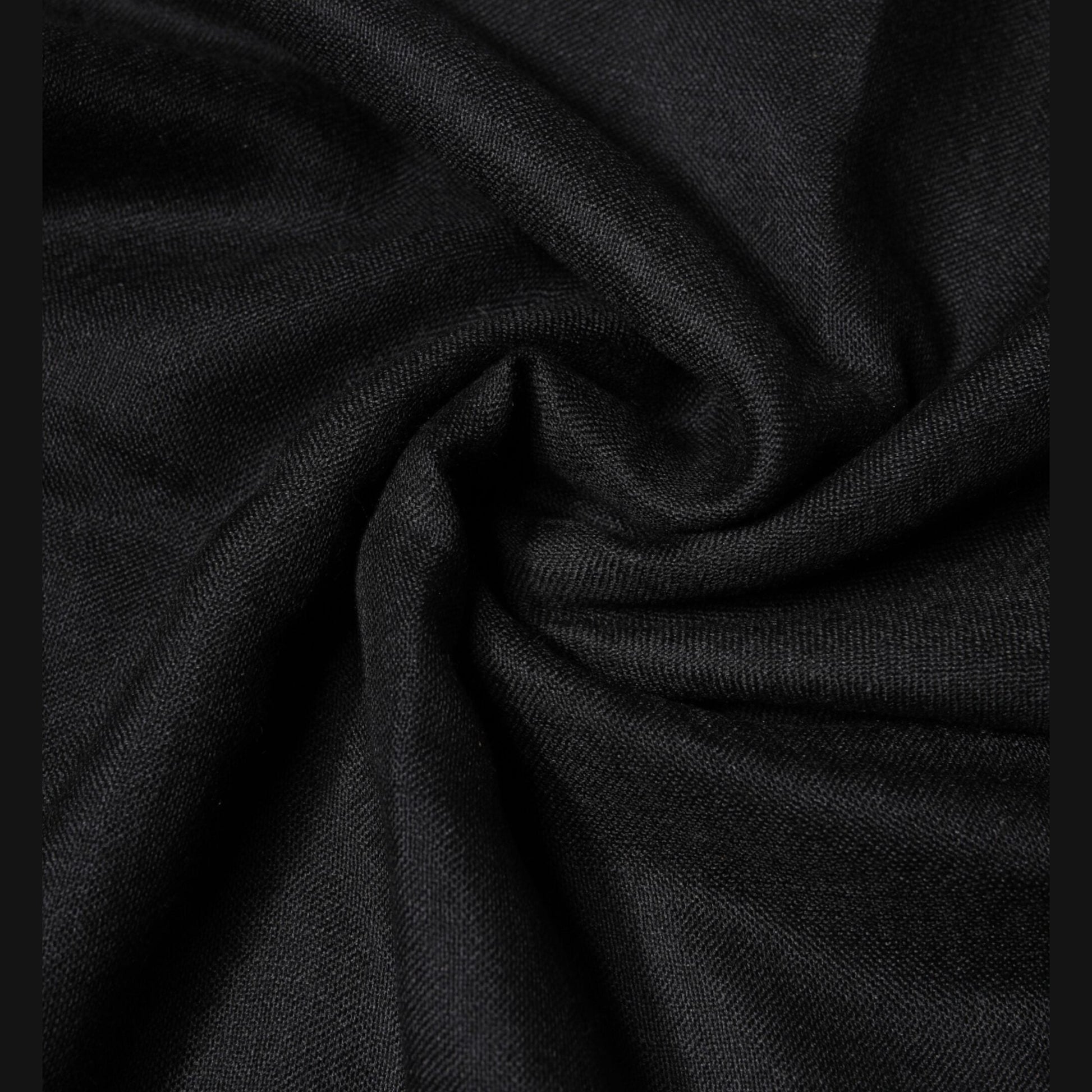Dolce & Gabbana Black Cashmere Knit Neck Wrap Shawl Scarf Dolce & Gabbana
