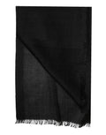 Dolce & Gabbana Black Cashmere Knit Neck Wrap Shawl Scarf - Eljoys Fashion 