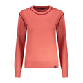 North Sails Rosso Viscosa Donna maglia, lightweight red viscose blouse with long sleeves, casual and comfortable for women.