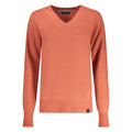 North Sails Rosso Poliammide woman sweater displayed on a hanger, featuring a classic design and soft knit fabric.