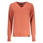 North Sails Rosso Poliammide woman sweater displayed on a hanger, featuring a classic design and soft knit fabric.