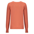 North Sails Rosso Poliammide woman sweater, soft knit with ribbed cuffs and neckline, in vibrant red color.