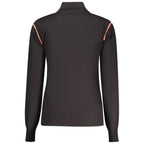 North Sails Nero Viscosa women's sweater in black with a cozy knit texture, stylish and comfortable for everyday wear.