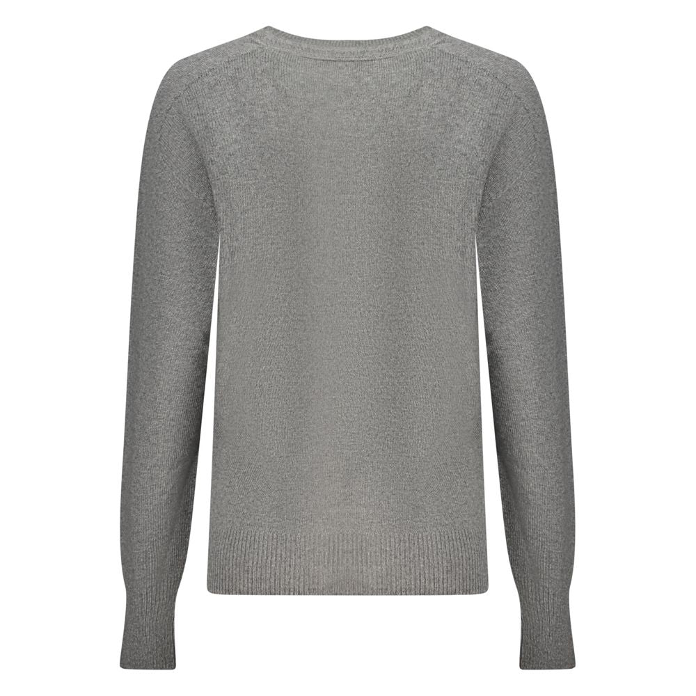 North Sails Grigio Poliammide women’s sweater showing a cozy knit design and casual fit in a light gray color.