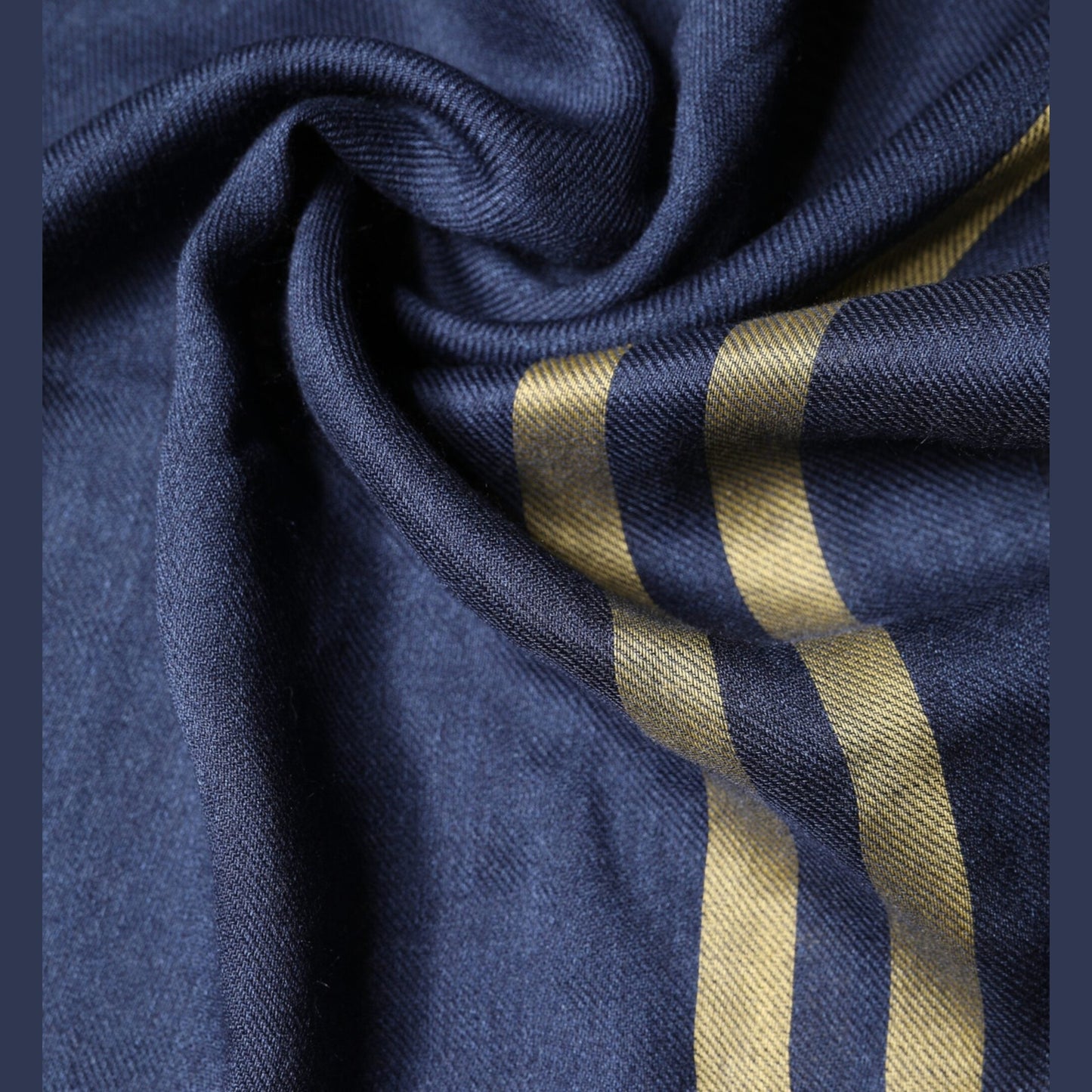 Dolce & Gabbana Blue Cashmere Neck Wrap Shawl Fringes Scarf Dolce & Gabbana