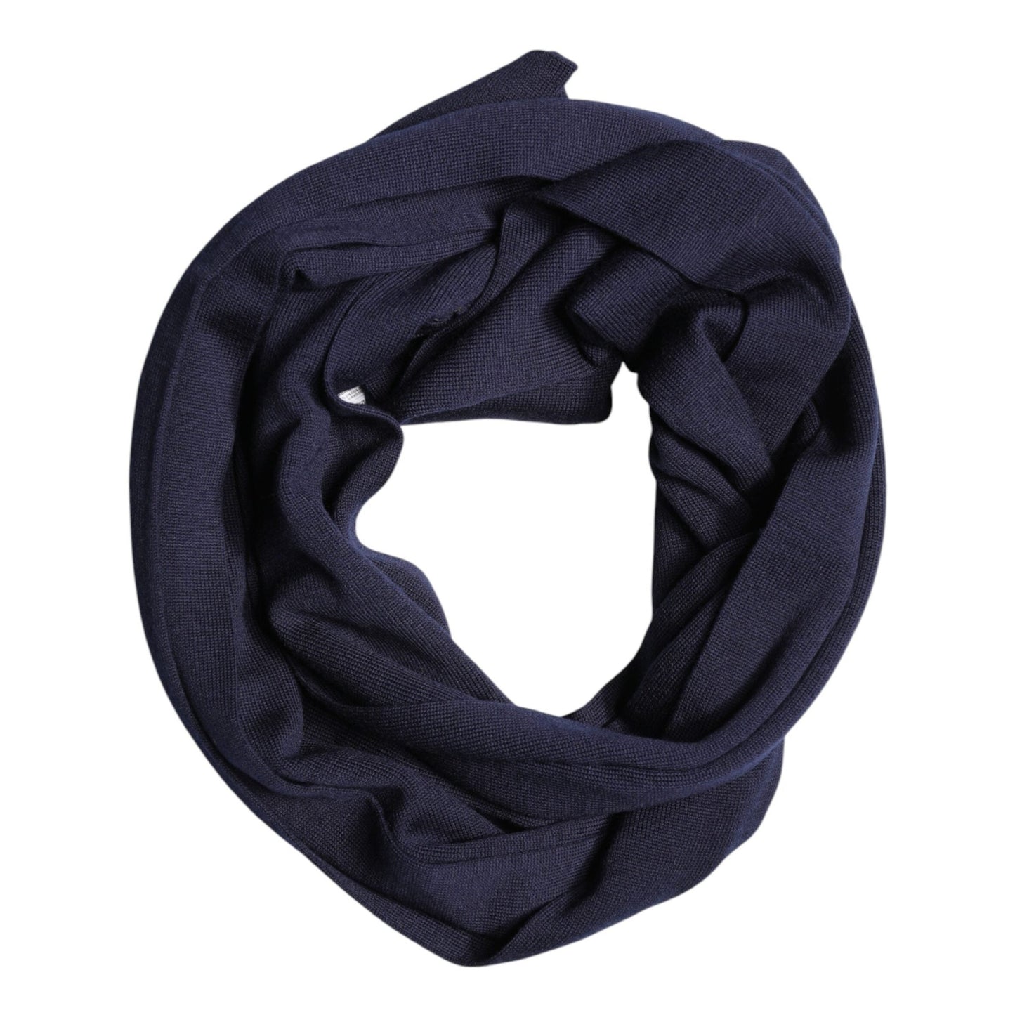 Dolce & Gabbana Blue Wool DG Loves London Neck Wrap Scarf Dolce & Gabbana