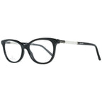 Swarovski black metal and plastic glasses frames with clear lenses, stylish and lightweight for everyday wear.