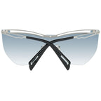 Just Cavalli silver metal sunglasses with sleek frame and dark tinted lenses, stylish eyewear for modern fashion.