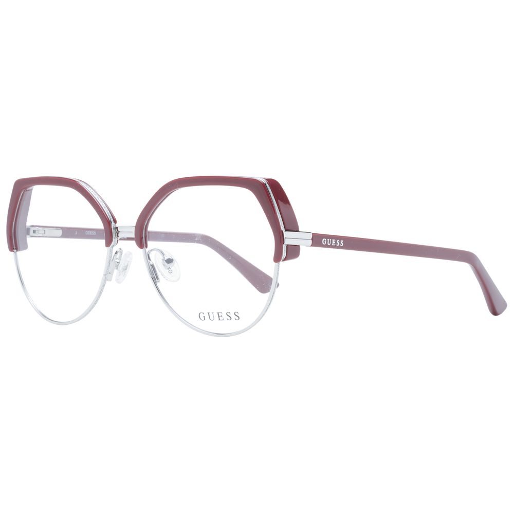 Guess Burgundy Plastic Glasses Frames