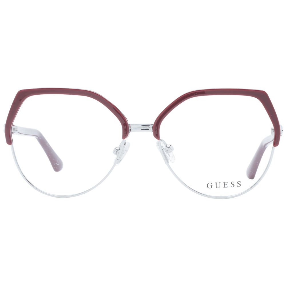 Guess Burgundy Plastic Glasses Frames
