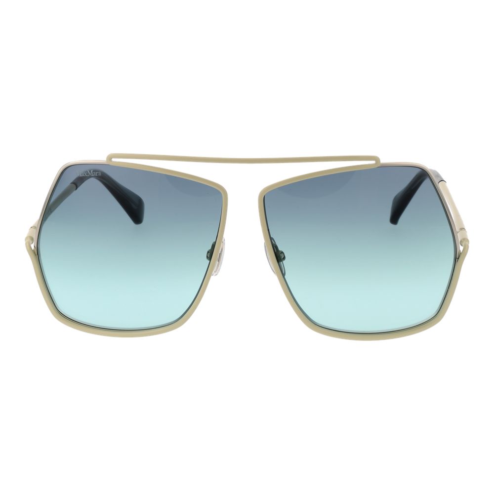 Max Mara Turquoise Metal Sunglasses Max Mara