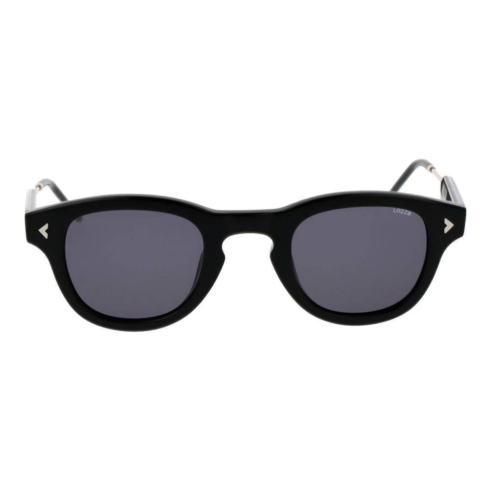 Lozza Black Cellulose Acetate Sunglasses Lozza