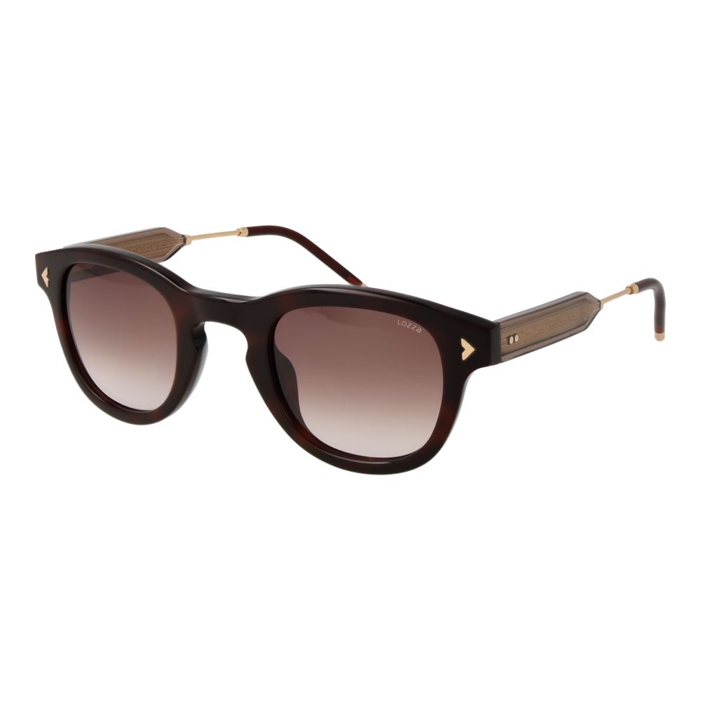 Lozza Brown Cellulose Acetate Sunglasses Lozza