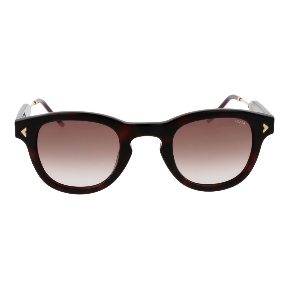 Lozza Brown Cellulose Acetate Sunglasses Lozza