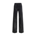 L'Agence Black Cotton High-Waisted Jean L'Agence