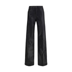 L'Agence Black Cotton High-Waisted Jean L'Agence