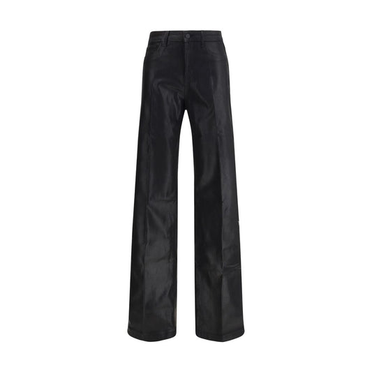 L'Agence Black Cotton High-Waisted Jean L'Agence