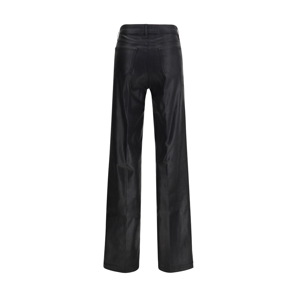 L'Agence Black Cotton High-Waisted Jean L'Agence