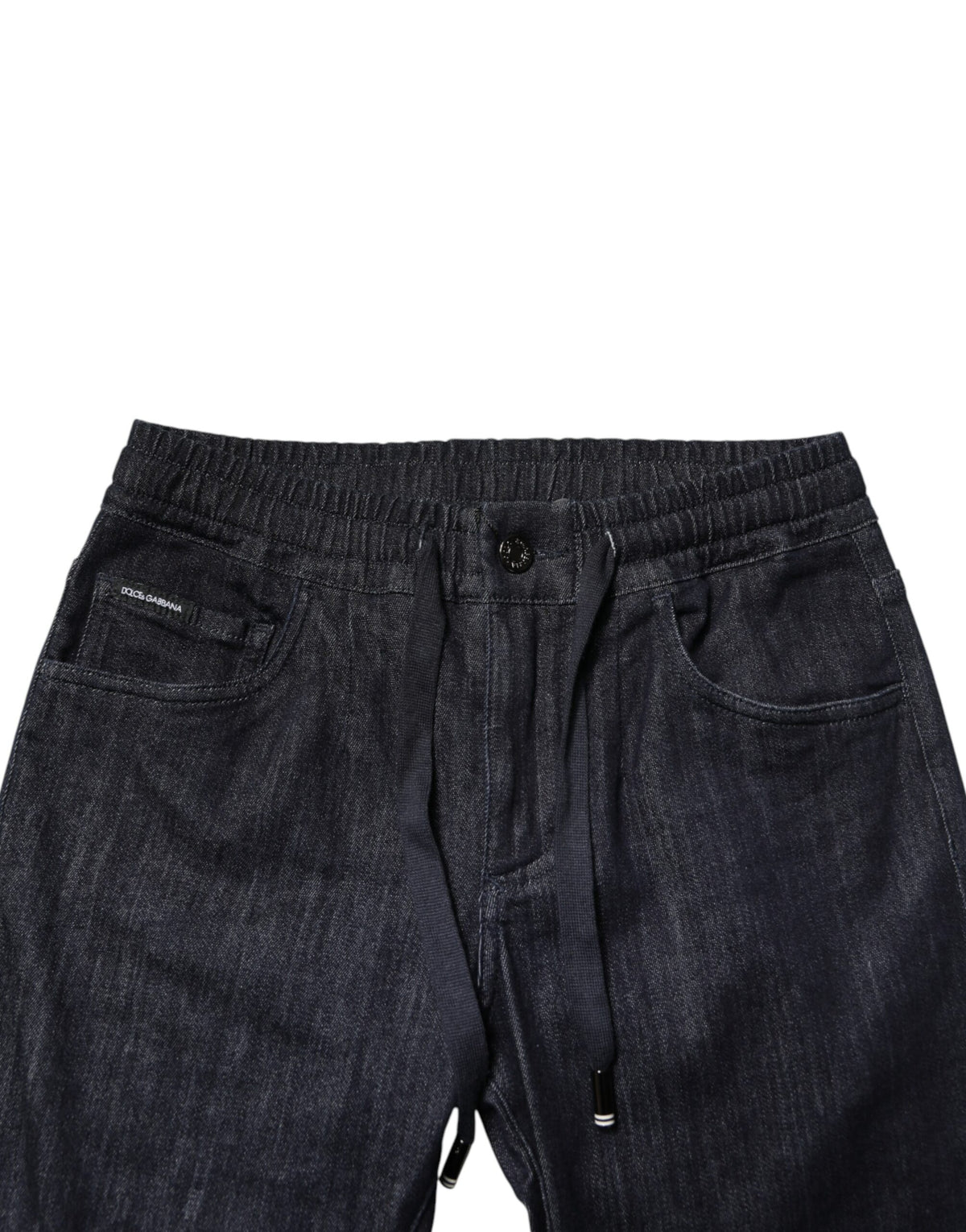 Dolce & Gabbana Black Cotton Stretch Skinny Denim Men Jeans - Eljoys Fashion 